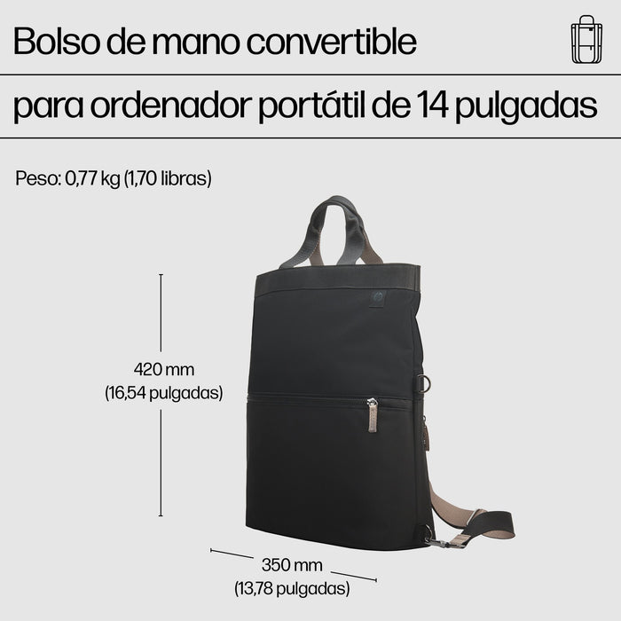 EAN 0197961280531 - HP 14 Convertible Laptop Backpack Tote 35,8 cm (14.1") Negro imagen 3
