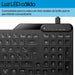 EAN 0197192768853 - HP 405 Multi-Device Backlit Wired Keyboard teclado Oficina USB QWERTY Inglés Negro imagen 9