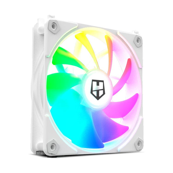 EAN 8436587973970 - NOX Hummer EASY LINK Carcasa del ordenador Refrigerador de aire 12 cm Blanco 3 pieza(s) imagen 2