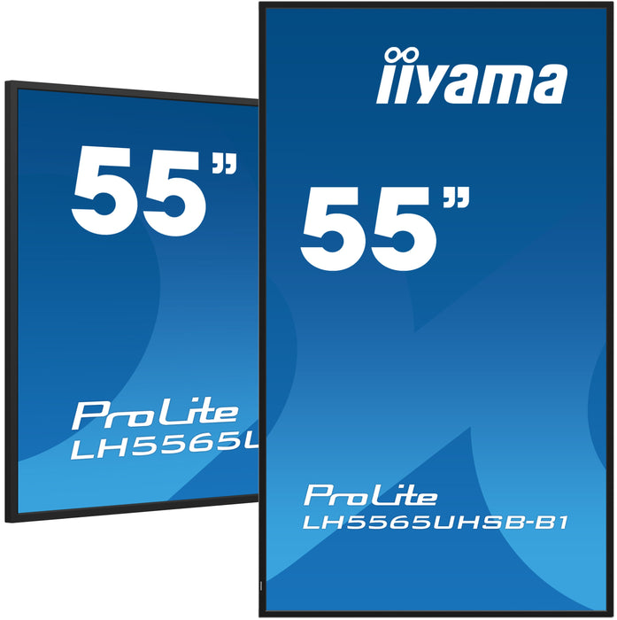 EAN 4948570123575 - iiyama LH5565UHSB-B1 pantalla de señalización Diseño de quiosco 138,7 cm (54.6") LED Wifi 800 cd / m² 4K  imagen 5