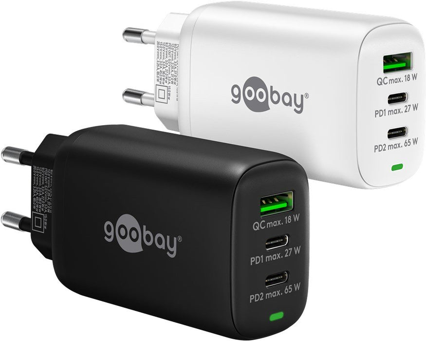 EAN 4040849654084 - Goobay 65408 cargador de dispositivo móvil Auriculares, Portátil, Smartphone, Tableta Blanco Corriente al imagen 2