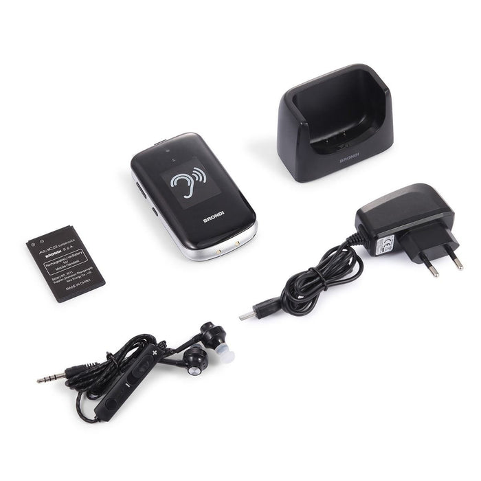 EAN 8015908770902 - Brondi Amico Supervoice 7,11 cm (2.8") Negro Teléfono para personas mayores imagen 7