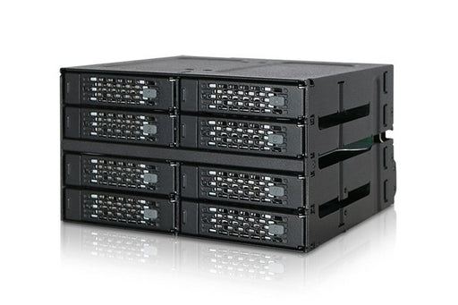 EAN 4713227445085 - Icy Dock MB508SP-B panel bahía disco duro 2x 5,25" Panel de instalación Negro imagen 2