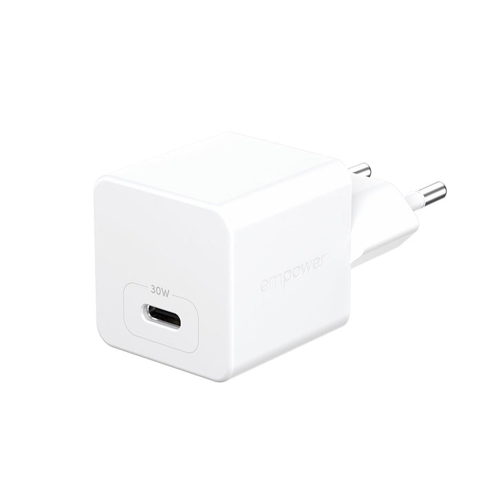 EAN 5715685027536 - PanzerGlass empower by ® Turbo 30W Charger Single USB-C | EU Plug | Silver White Protector de pantalla Un imagen 1