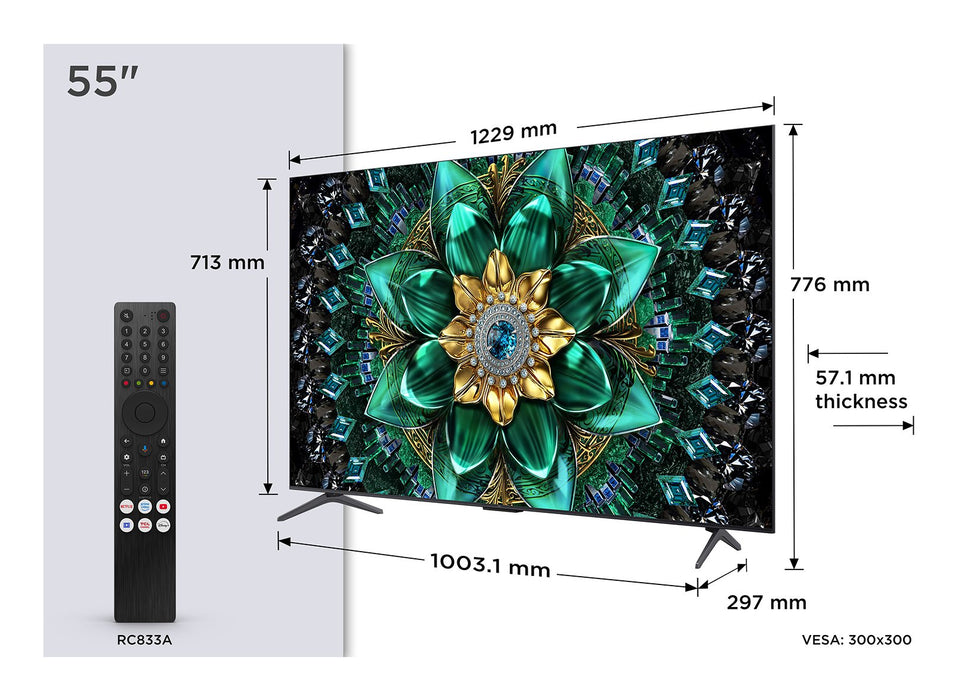 EAN 5901292526672 - TCL Q6C 55Q6C Televisor 139,7 cm (55") 4K Ultra HD Smart TV Wifi Metálico imagen 2