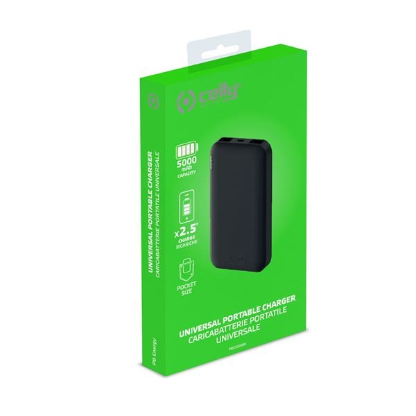 EAN 8021735751526 - Celly PBE5000 Ión de litio 5000 mAh Negro imagen 5