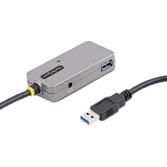 EAN 0065030897365 - StarTech.com U01043-USB-EXTENDER hub de interfaz USB 3.2 Gen 1 (3.1 Gen 1) Type-A 5000 Mbit/s Negro, Plat imagen 2