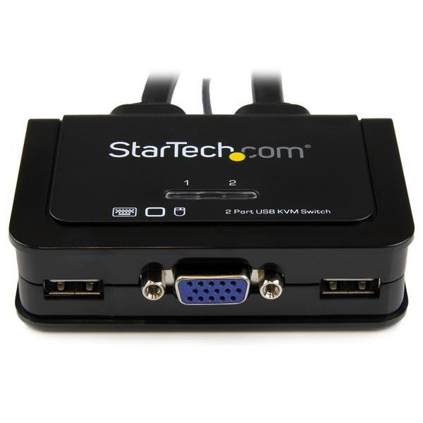 EAN 0065030858625 - StarTech.com SV211USB interruptor KVM Negro imagen 2