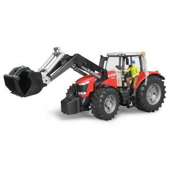 EAN 4001702030476 - BRUDER Massey Ferguson 7624 with frontloader imagen 5