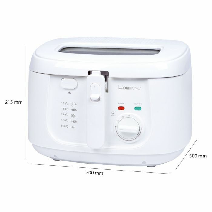 EAN 4006160639636 - Clatronic FR 3771 Sencillo 2,5 L 1800 W Freidora Blanco imagen 6