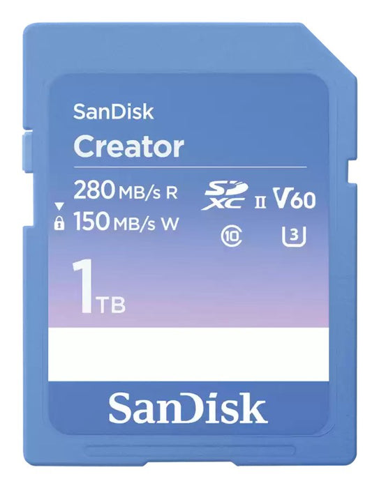 EAN 0619659216597 - SanDisk Creator 1 TB SDXC UHS-II Clase 10 imagen 1