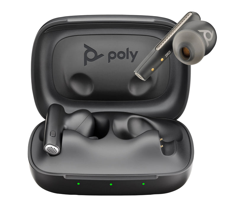 EAN 0017229179035 - Poly Voyager Free 60 UC Carbon Black Earbuds +BT700 USB-A Adapter +Basic Charge Case Auriculares Inalámbr imagen 1