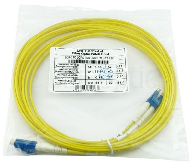 EAN 4063232238265 - BlueOptics SFP3131BU2.5MK Cable de fibra óptica e InfiniBand 2,5 m LC Amarillo imagen 5