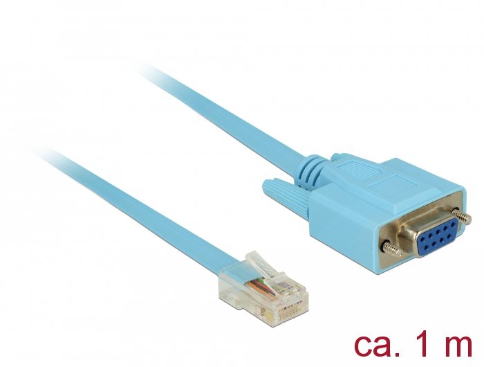 EAN 4043619633418 - DeLOCK 63341 cable de serie Azul 1 m DB-9 imagen 3