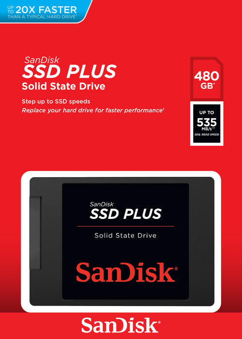 EAN 0619659146757 - SanDisk Plus 480 GB 2.5" Serial ATA III SLC imagen 3