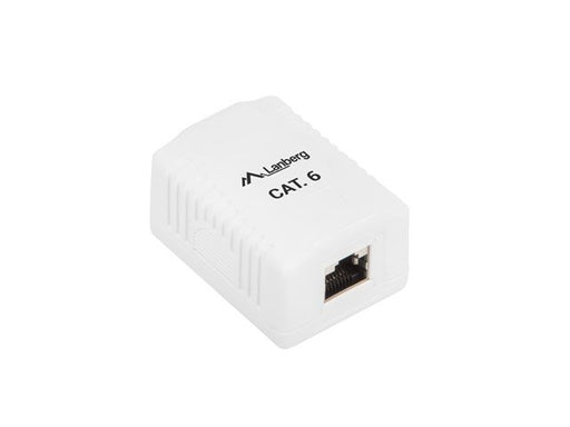 EAN 5901969404272 - Lanberg OS6-0001-W caja de tomacorriente RJ-45 Blanco imagen 2
