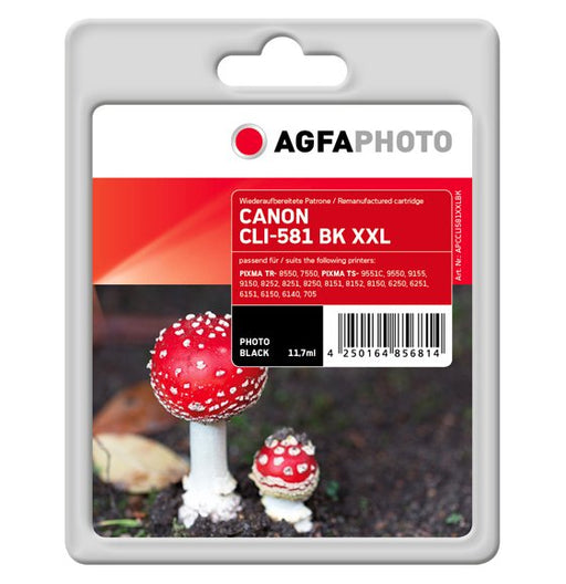EAN 4250164856814 - AgfaPhoto APCCLI581XXLBK cartucho de tinta 1 pieza(s) Compatible Foto negro imagen 1