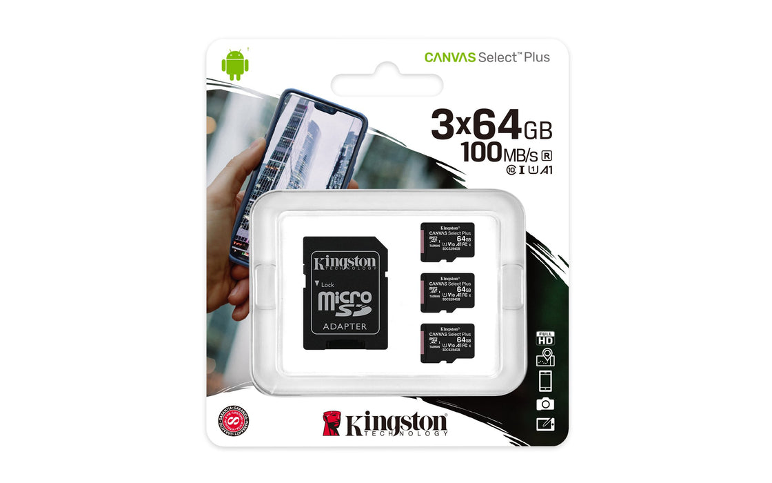 EAN 0740617299007 - Kingston Technology Canvas Select Plus MicroSDXC UHS-I Clase 10 imagen 5