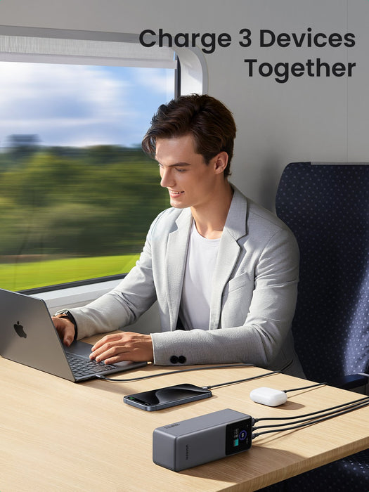 EAN 6941876242931 - Ugreen 25000mAh 200W Fast Charging Powerbank Gris imagen 6