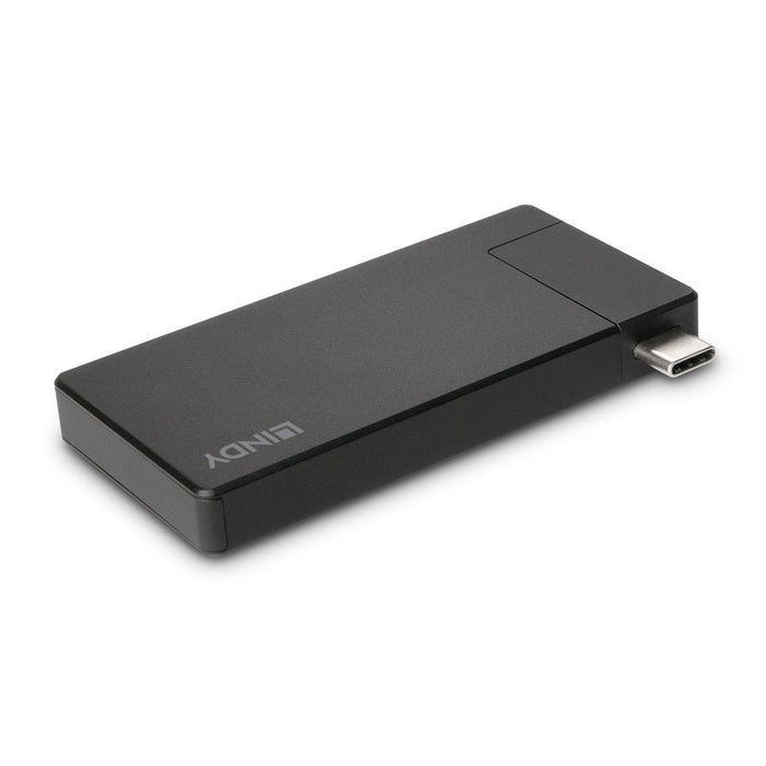 EAN 4002888433365 - Lindy 43336 base para portátil y replicador de puertos Alámbrico USB 3.2 Gen 1 (3.1 Gen 1) Type-C Negro imagen 1