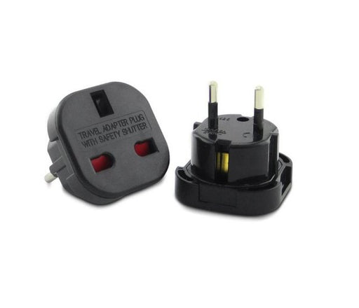 EAN 5902211100287 - Maclean MCE72 adaptador de enchufe eléctrico Tipo C (Europlug) Tipo G (RU) Negro imagen 1