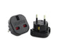 EAN 5902211100287 - Maclean MCE72 adaptador de enchufe eléctrico Tipo C (Europlug) Tipo G (RU) Negro imagen 1