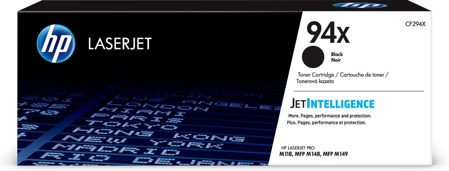 EAN 0192545654494 - HP 94X High Yield Black Original LaserJet Toner Cartridge cartucho de tóner 1 pieza(s) imagen 1