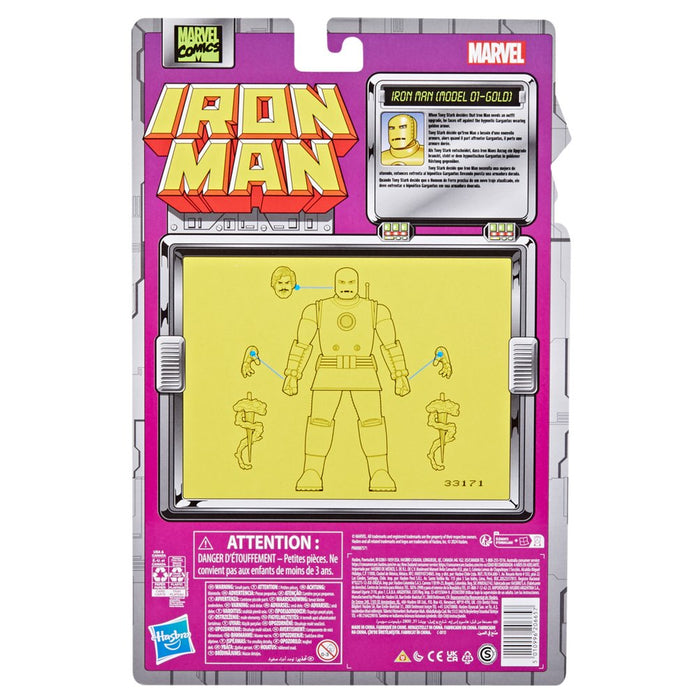 EAN 5010996206657 - Marvel Legends Series Iron Man (Model 01 - Gold) imagen 7