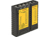 EAN 4043619861071 - DeLOCK 86107 comprobador de cables de red Negro, Amarillo imagen 1