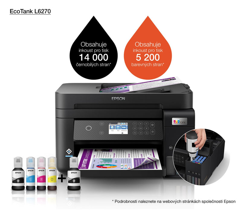 EAN 8715946683850 - Epson EcoTank L6270 Inyección de tinta A4 4800 x 1200 DPI 33 ppm Wifi imagen 23