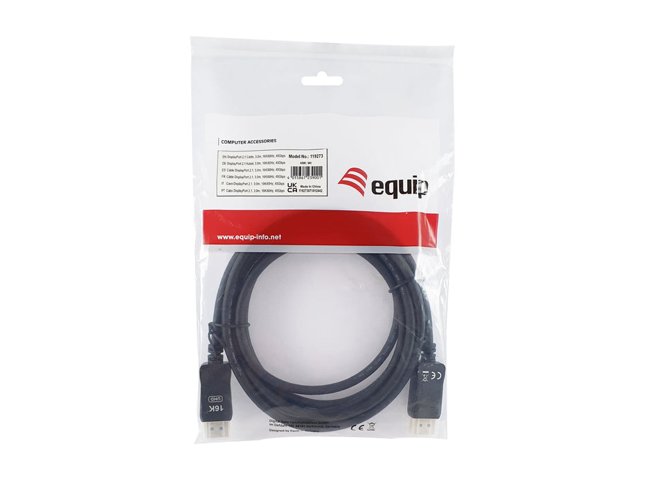 EAN 4015867239001 - Equip 119273 cable DisplayPort 3 m Negro imagen 7