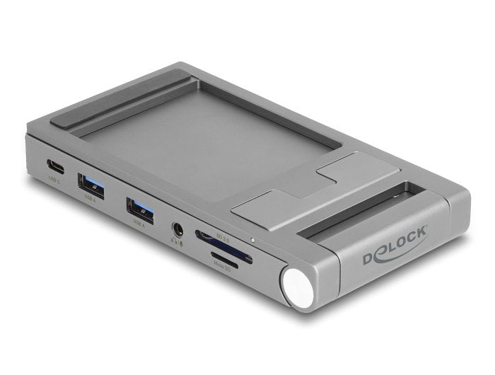 EAN 4043619881994 - DeLOCK 88199 base para portátil y replicador de puertos Alámbrico USB 3.2 Gen 1 (3.1 Gen 1) Type-C Gris imagen 1