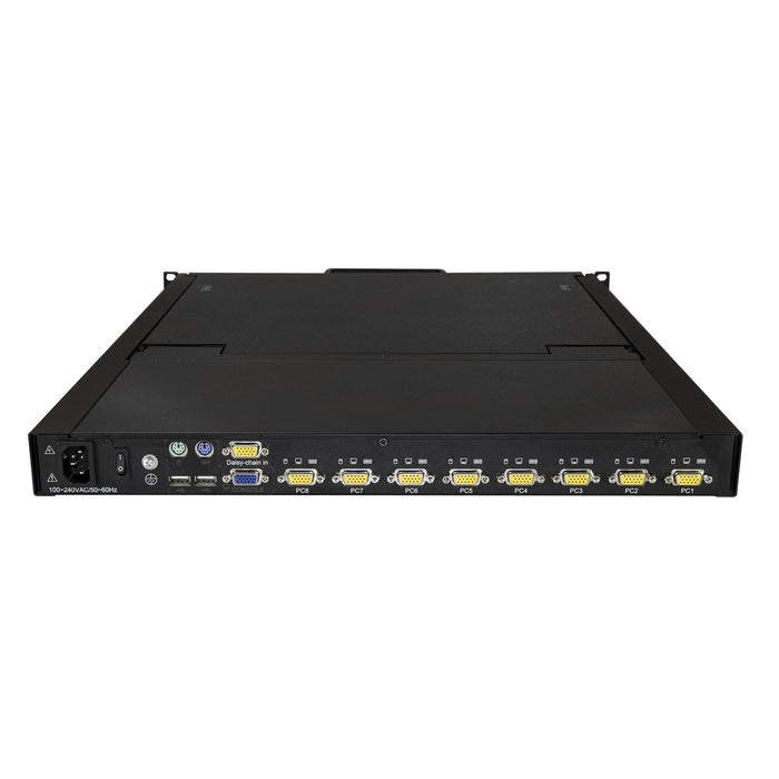 EAN 65030872508 - StarTech.com RKCONS1908K consola de rack 48,3 cm (19") 1280 x 1024 Pixeles Acero Negro imagen 4
