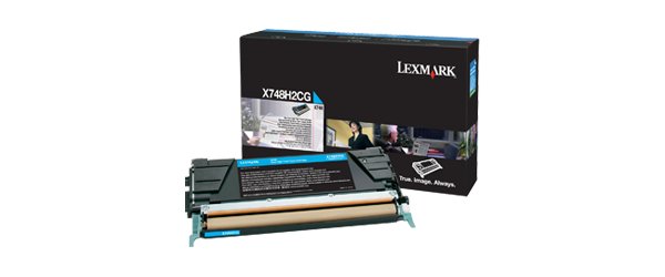 EAN 0734646346795 - Lexmark X748H2CG cartucho de tóner 1 pieza(s) Original Cian imagen 1