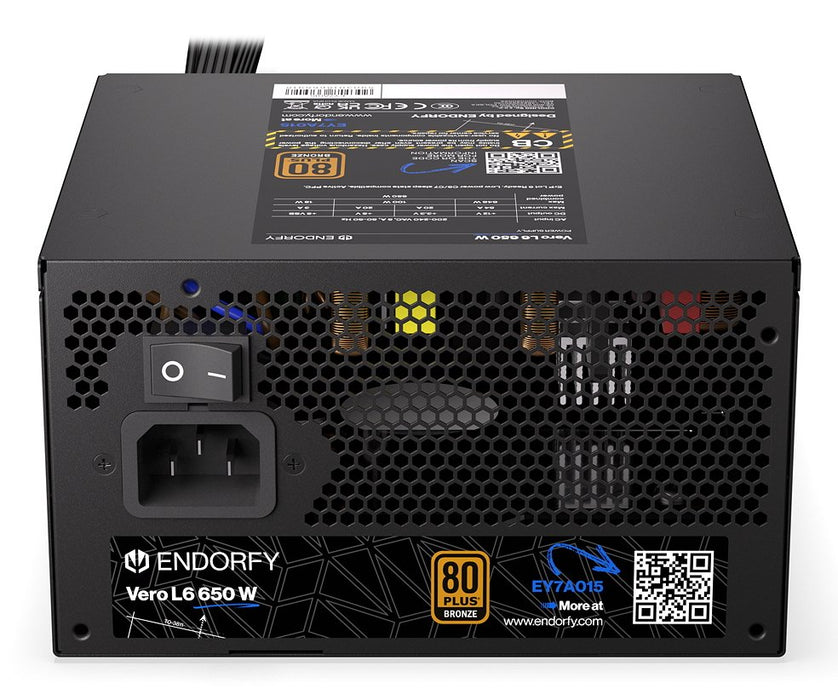 EAN 5903018668918 - ENDORFY Vero L6 unidad de fuente de alimentación 650 W 24-pin ATX ATX Negro imagen 10