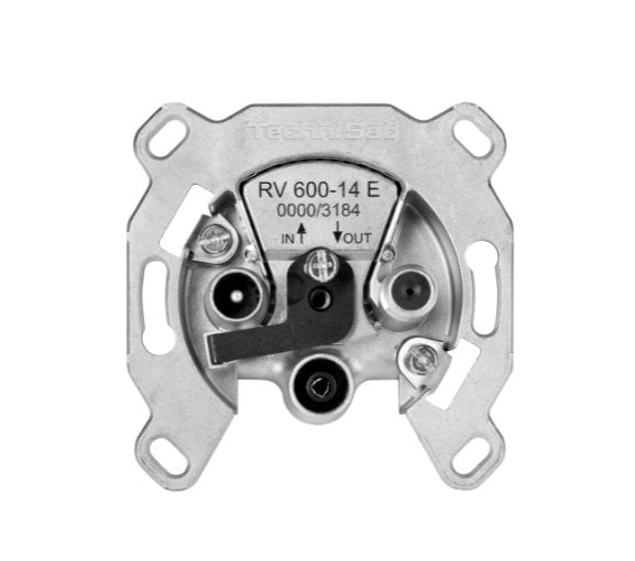 EAN 4019588031845 - TechniSat 0000/3184 toma de corriente SAT + TV + Radio Plata imagen 1