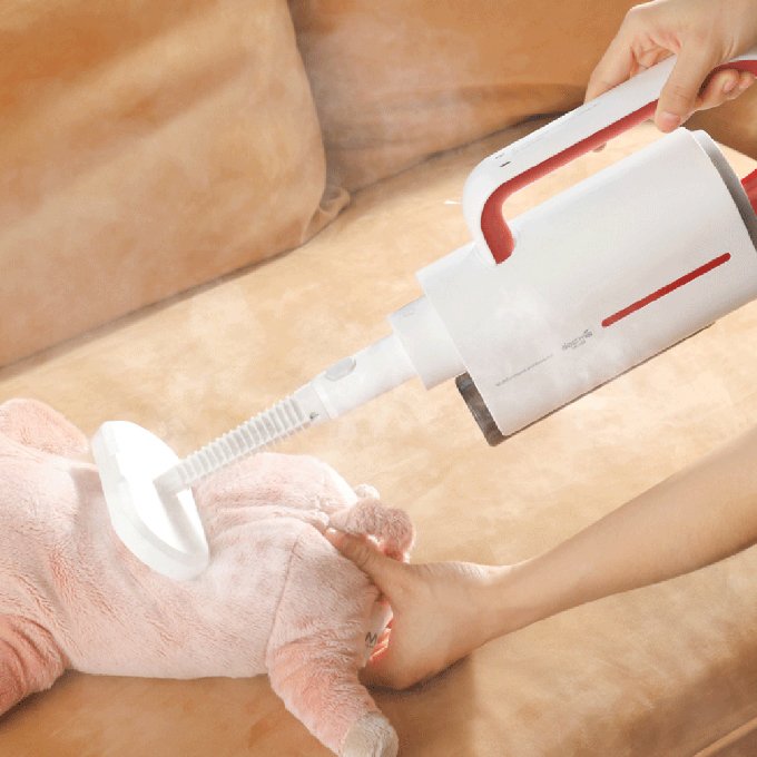 EAN 6955578033810 - Deerma ZQ610 limpiador a vapor Fregona a vapor 0,23 L 1600 W Rojo, Blanco imagen 9