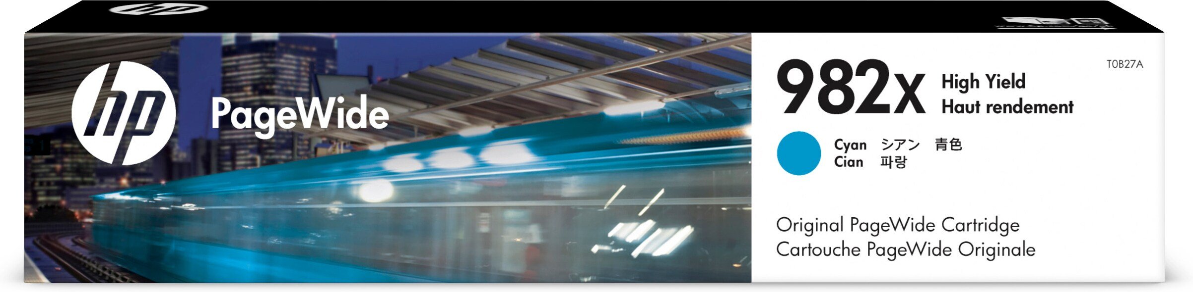 EAN 0190781050094 - HP 982X High Yield Cyan Original PageWide Cartridge cartucho de tinta 1 pieza(s) Alto rendimiento (XL) imagen 1