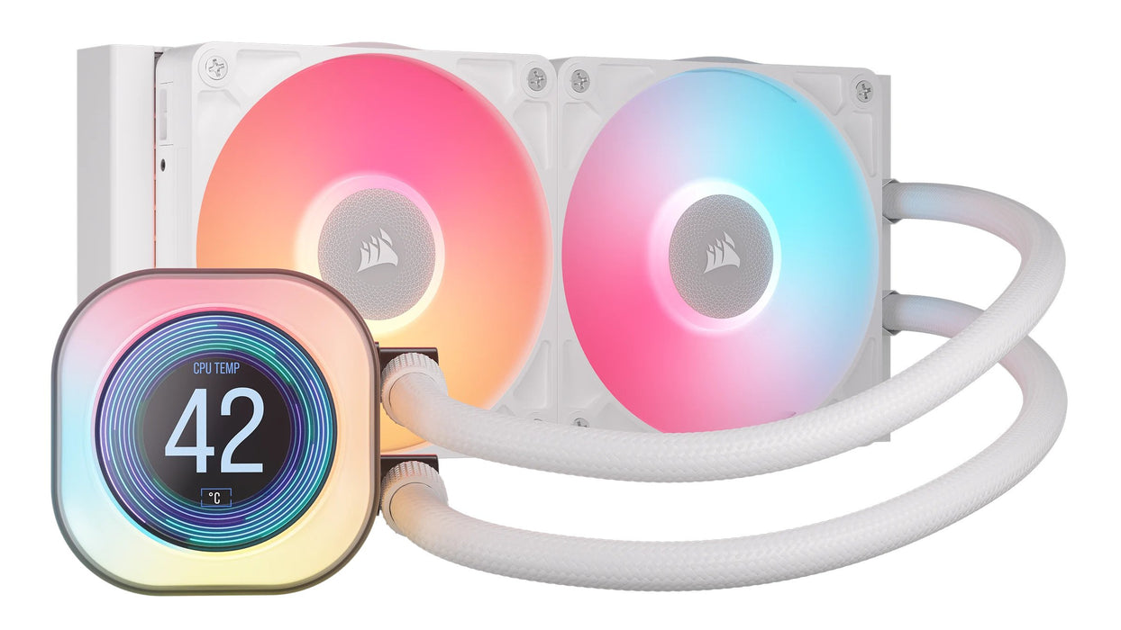 EAN 0840440482970 - Corsair iCUE LINK TITAN 240 RX LCD Procesador Sistema de refrigeración líquida todo en uno 12 cm Blanco 1 imagen 1