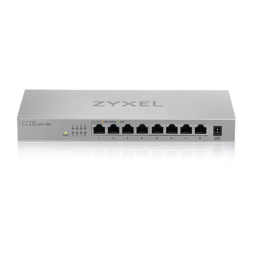 EAN 4718937620210 - Zyxel MG-108 No administrado 2.5G Ethernet (100/1000/2500) Acero imagen 2