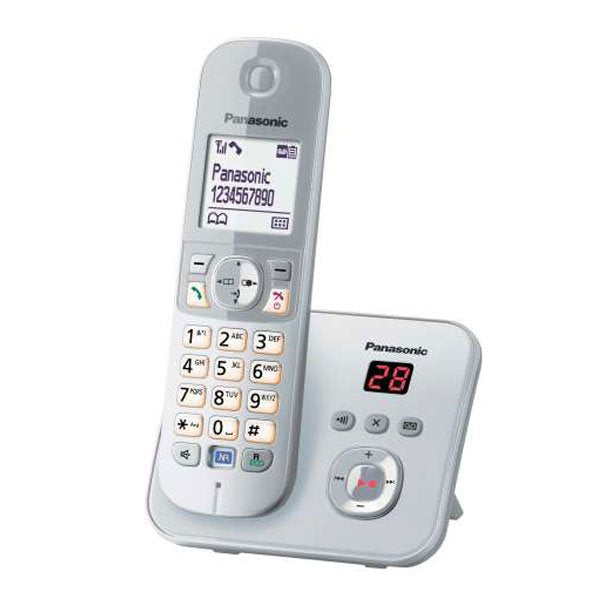 EAN 5025232731817 - Panasonic KX-TG6823 Teléfono DECT Identificador de llamadas Plata, Blanco imagen 3