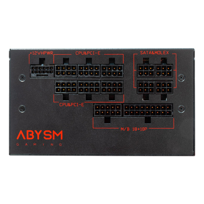 EAN 8436617920134 - ABYSM Morpheo GX5 1000W unidad de fuente de alimentación 20+4 pin ATX ATX Negro, Rojo imagen 3