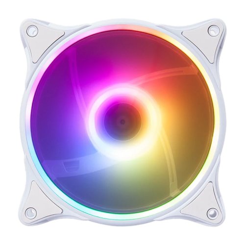 EAN 8436545693391 - Hiditec N18 ARGB Carcasa del ordenador Ventilador 12 cm Blanco imagen 1