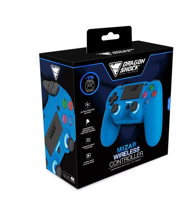 EAN 5425025593088 - Dragonshock Mizar Azul Bluetooth Gamepad PlayStation 4 imagen 7