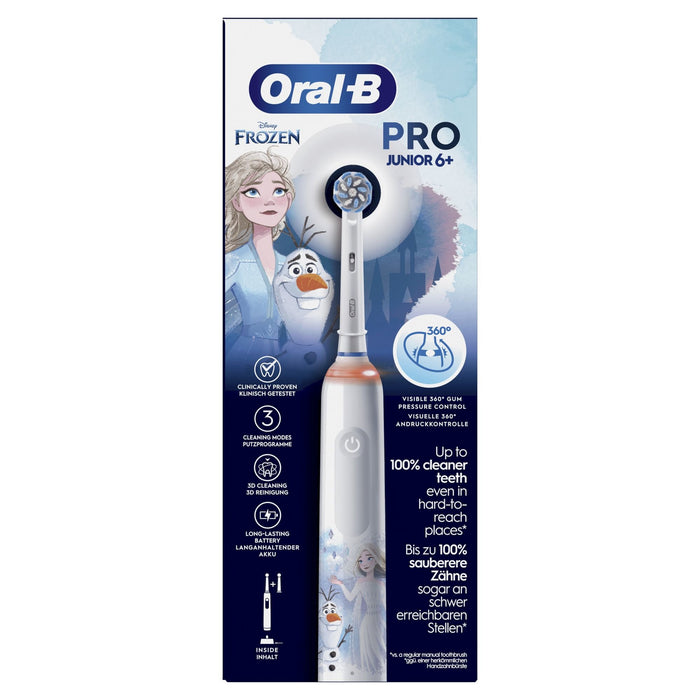 EAN 8006540774724 - Oral-B PRO 14876673 cepillo eléctrico para dientes Niño Cepillo dental giratorio Multicolor, Blanco imagen 2