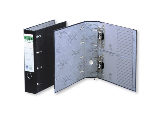 EAN 4002030104099 - Elba Lever Arch File with 2 Mechanisms Rado 75mm, A4 Black carpeta de cartón Negro imagen 1