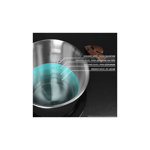 EAN 8435484015189 - Cecotec 01518 espumador o calentador de leche Automático Plata imagen 2