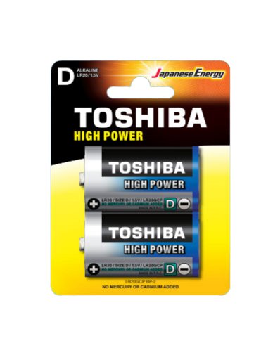 EAN 4904530592515 - Toshiba LR20GCP BP-2 pila doméstica Batería de un solo uso D Alcalino imagen 1