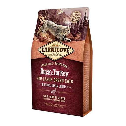 EAN 8595602512768 - CARNILOVE Duck & Turkey alimento seco para gatos 2 kg Adulto Pato, Pavo imagen 1