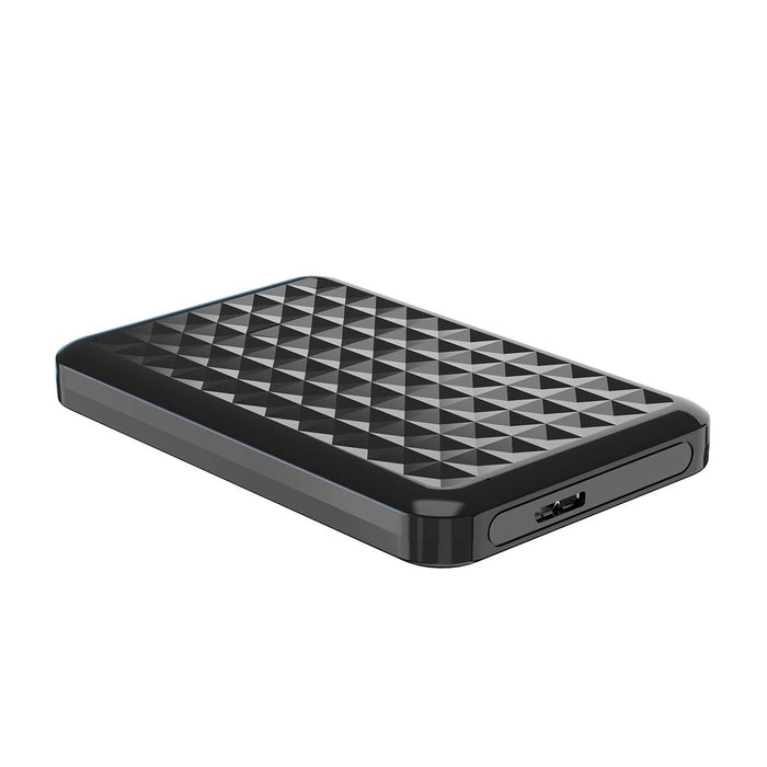 EAN 8436574709155 - AISENS ASE-2521B caja para disco duro externo Caja de disco duro (HDD) Negro 2.5" USB con suministro de c imagen 1